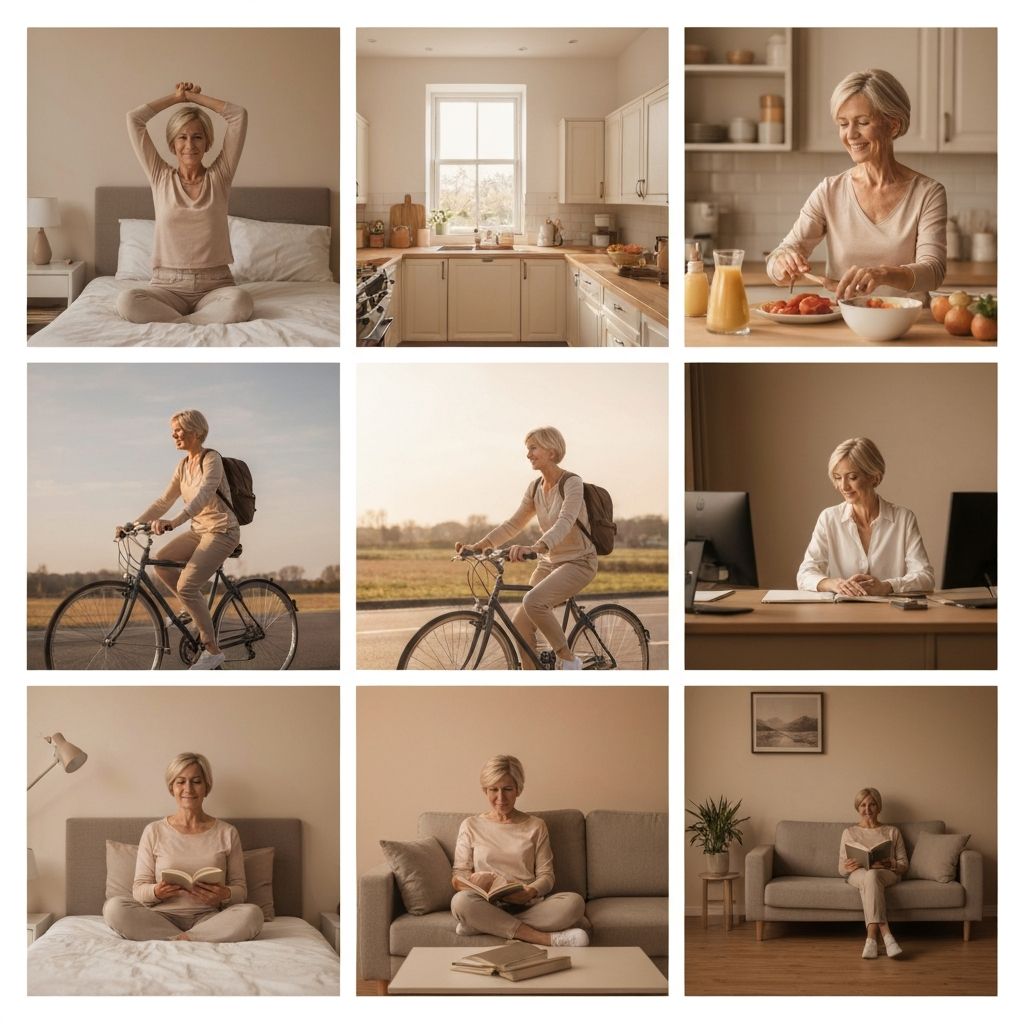 Diferentes momentos do dia